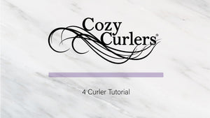Easy, Everyday Curls using 4 Cozy Curlers