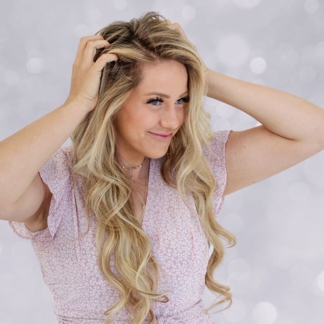 Cozy Curlers on bleached hair. Cozy Curlers with extensions. Healthy extensions. Healthy bleached hair. Overnight Curls. Best overnight curlers for long hair.