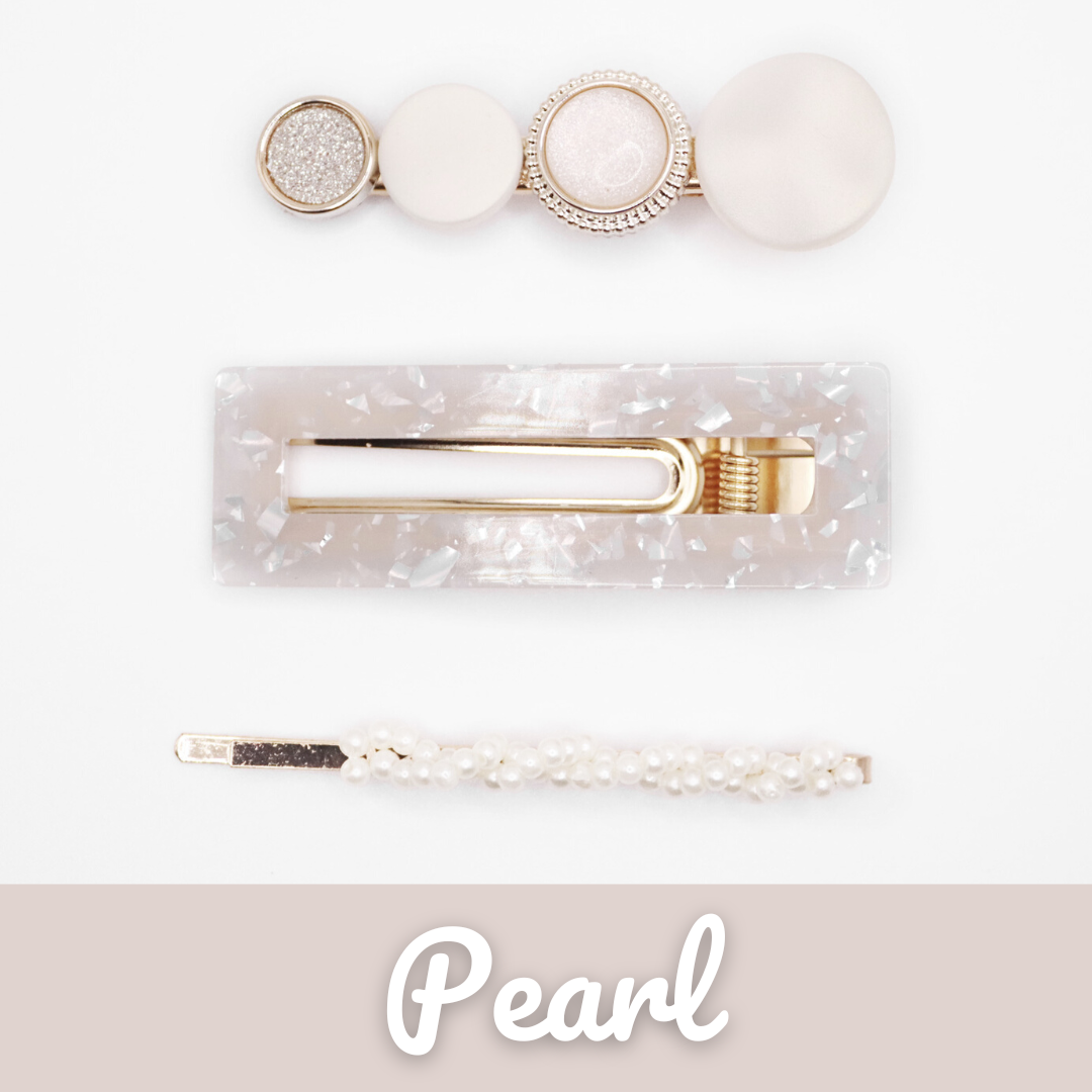 Queen Elizabeth Pearl Hair Pins from Pink Pewter - Beyond the Ponytail